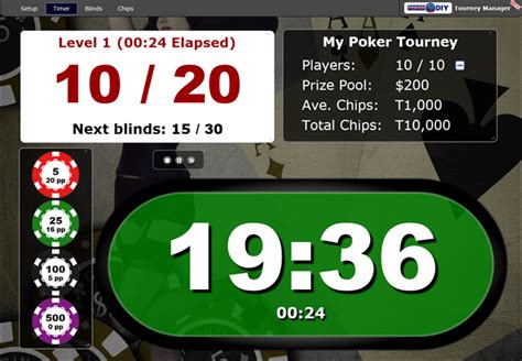 poker blinds timer.